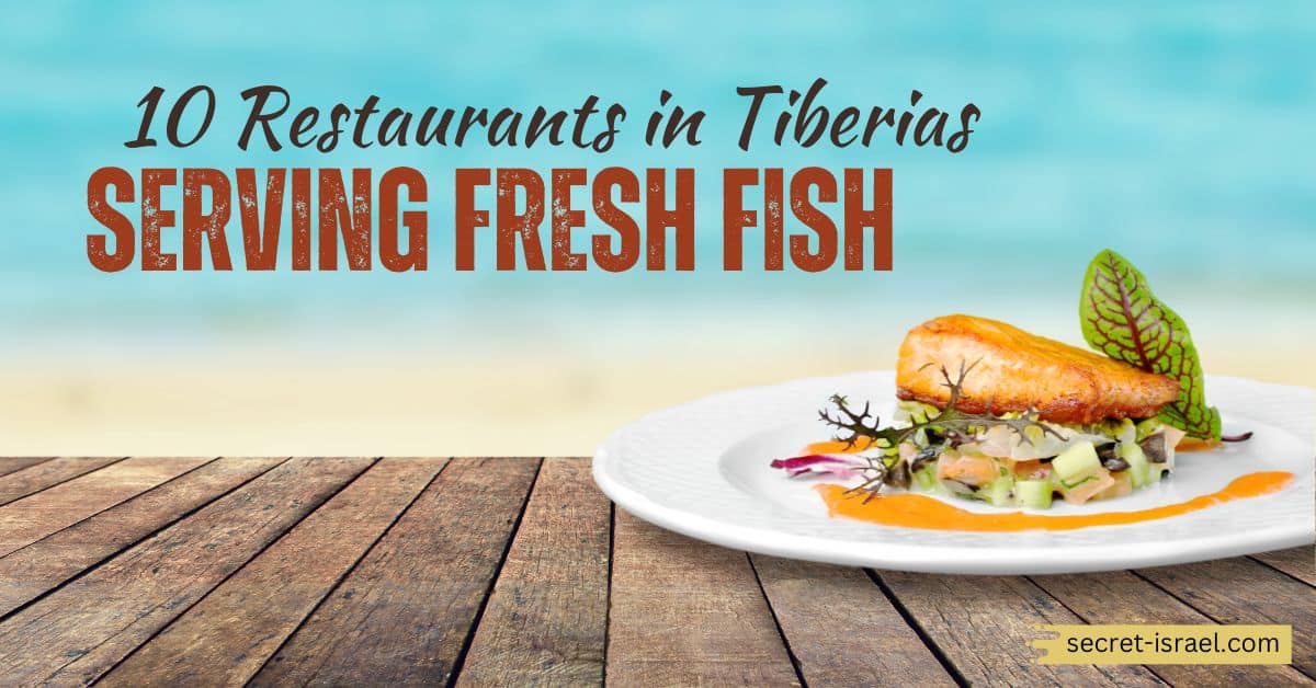 10 Restaurants in Tiberias Serving Fresh Fish