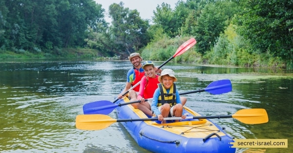 Kayaking on the Yarkon River