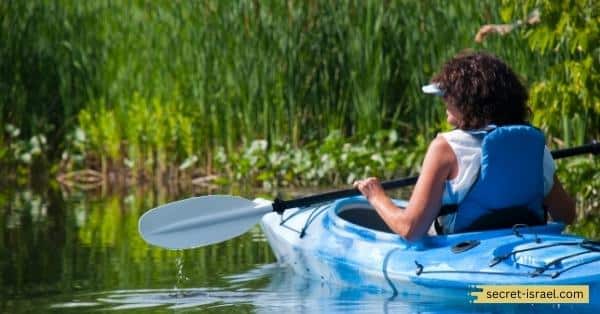 Kayaking Through Kishon River