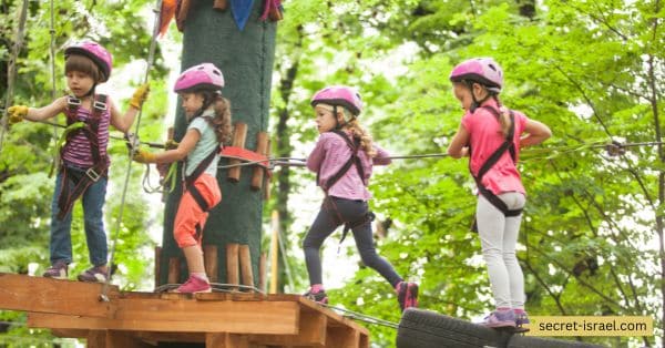 Play at the Adventure Park in Jerusalem