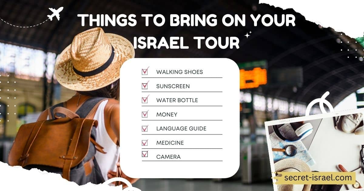 13 Things To Bring On Your Israel Tour