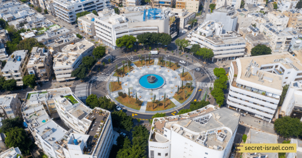 Overview of Dizengoff Street