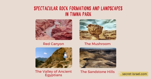 Spectacular Rock Formations and Landscapes in Timna Park