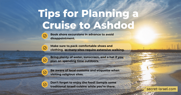 Tips for Planning a Cruise to Ashdod