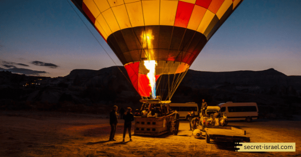 Take a hot air balloon ride